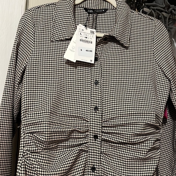 (NWT - Zara Mid Length Dress) - Picture 5 of 5